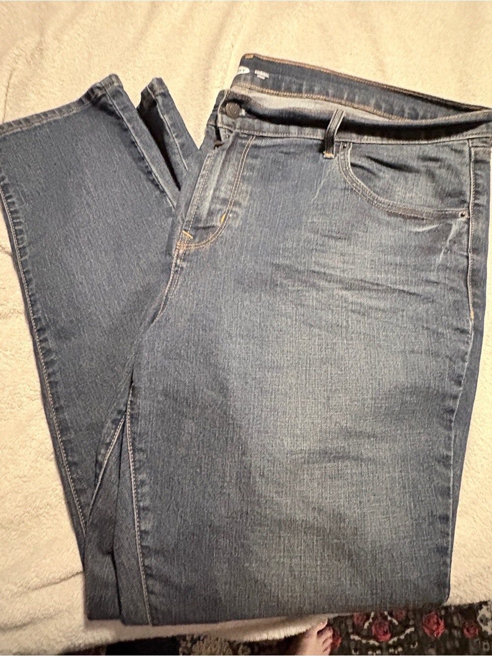Old Navy Women's Skinny Jeans - Dark Blue Wash
